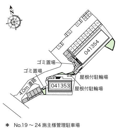 ★手数料０円★千葉市中央区浜野町 月極駐車場